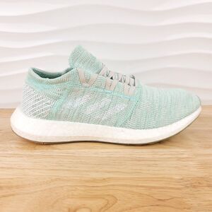 Adidas Sneakers Womens Size‎ 10.5 Clear Mint PureBoost Go Running Shoes B75827